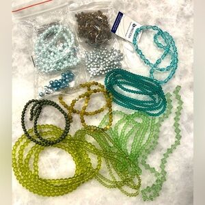 Lot of beads for jewelry making and crafting